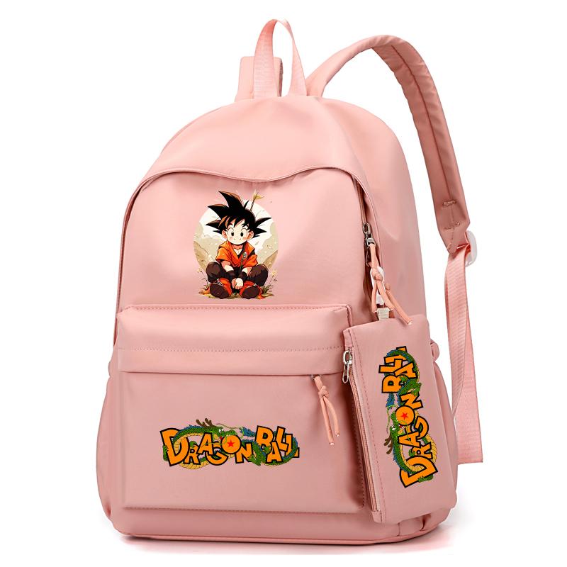 3Pcs/set Anime Dragon Ball Backpack with Lunch Bag for Girl Boy Back To School Bookbag Schoolbag Men Women Travel Bag Mochila
