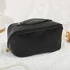 Magnetic standing makeup bag, portable for outdoor use, large capacity partitioned storage, makeup storage bag, toiletry bag
