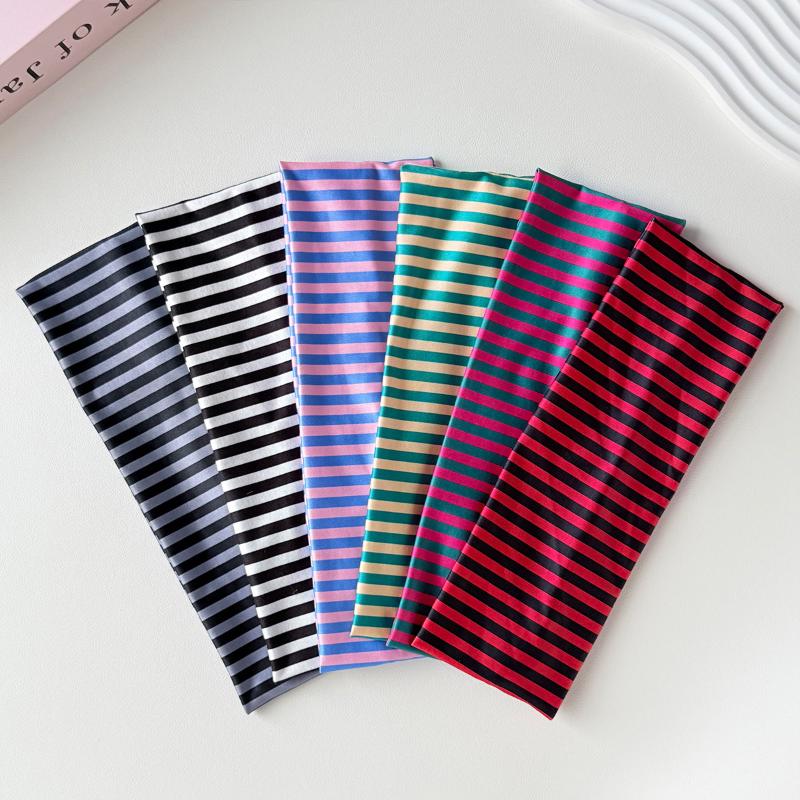 Stylish Women's Hair Bands Sweet Striped American Stretch for Sports Travel Fitness