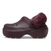 Crocs STOMP LINED CLOG Sandals 'Dark Cherry' Women's