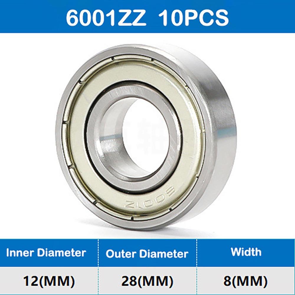 New Double Shielded Ball Bearings 608ZZ 608RS 6000ZZ 6000RS Miniature bearing 609ZZ 6001ZZ 6001RS Deep Groove bearing