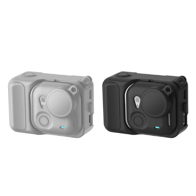 Slip Resistant Silicone Protective Shell Sleeve For Small Action Device against Scratch Lightweight Cover With Lens Cap
