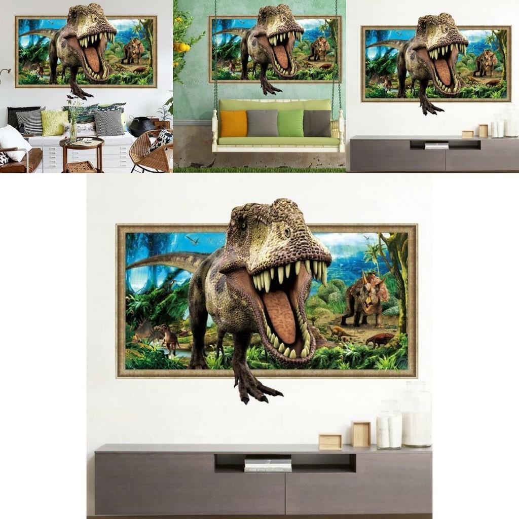 Sticker 60x90cm Wall Dinosaur Jurassic Decal Kids Nursery Baby Decoration Room