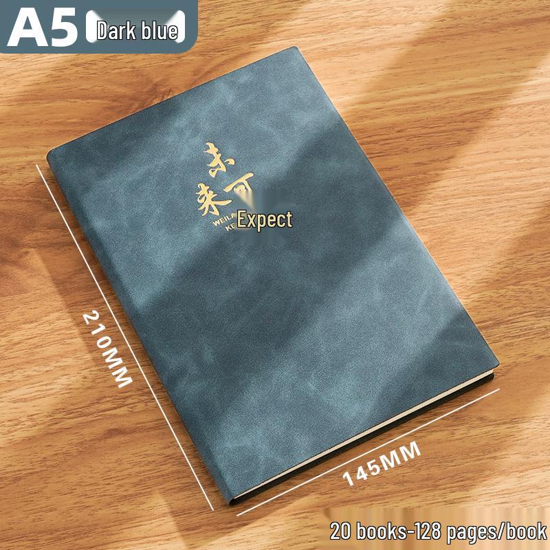 2025 A5 Business Notebook: Soft Leather Travel & Work Diary
