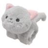 Onda Snap Band Plush Toy Cat Bracelet Wristband Snap Cuddly Cat, Gray