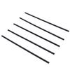 50 Pcs Plastic Welding Rod 20cm Dual Strand Round Welding Rods for Plastic Car Bumpers Kayaks Household Items Black
