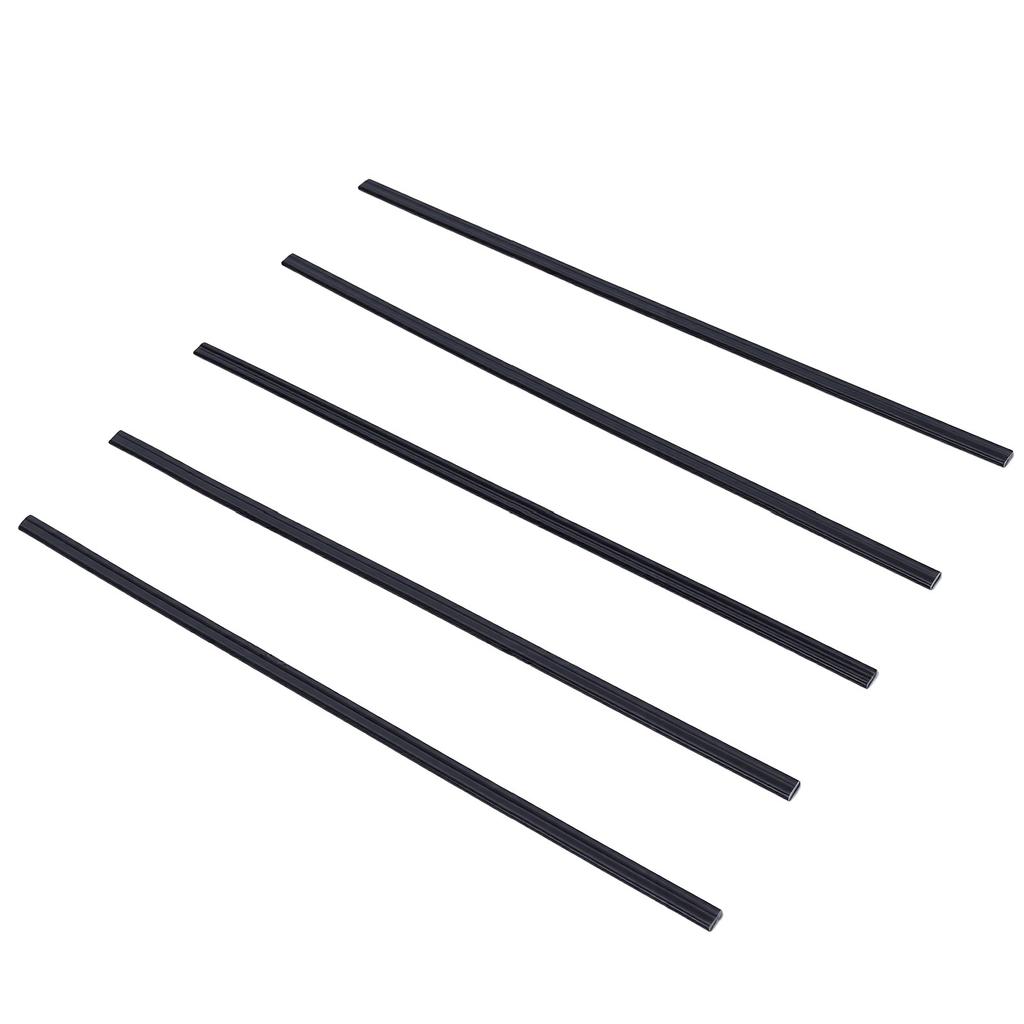 50 Pcs Plastic Welding Rod 20cm Dual Strand Round Welding Rods for Plastic Car Bumpers Kayaks Household Items Black