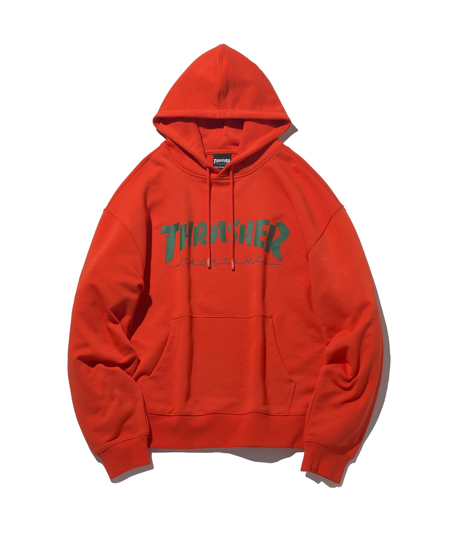 Treasure Magazine Logo Hoodie Orange S