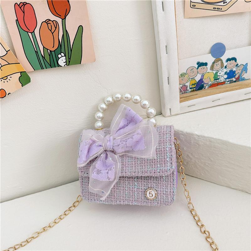 Cute And Trendy Single Shoulder Bag With Bowknot Design Ideal For Kids