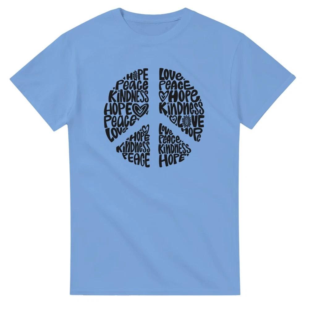 Hope, Peace, Kindness Crewneck T-shirt XS