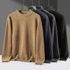 Men's Fleece Lined Round Neck Sweater