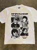 2026 Collectible Street Retro Rock Band Portrait Print Short-sleeved T-shirt Made of Pure Cotton