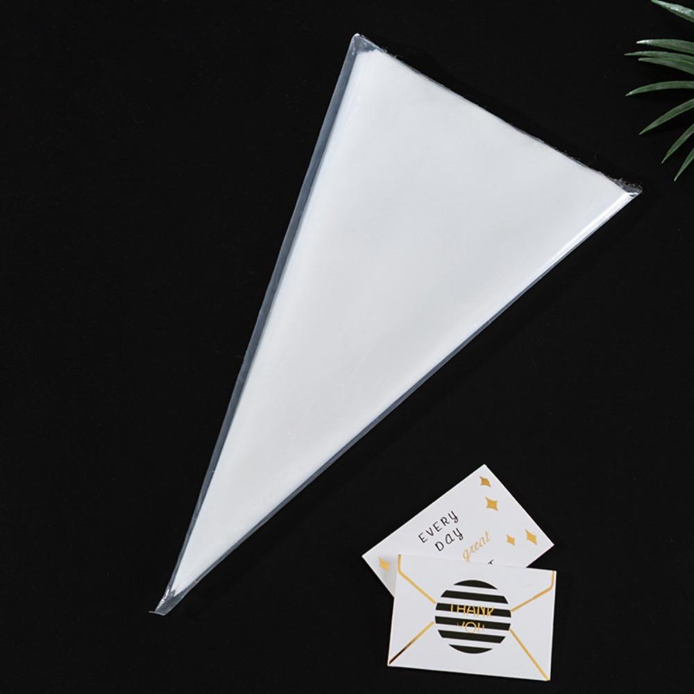 50Pcs/set Transparent Piping Bag Multifunction Pastry Pipette Bag  Kitchen Baking Accessories