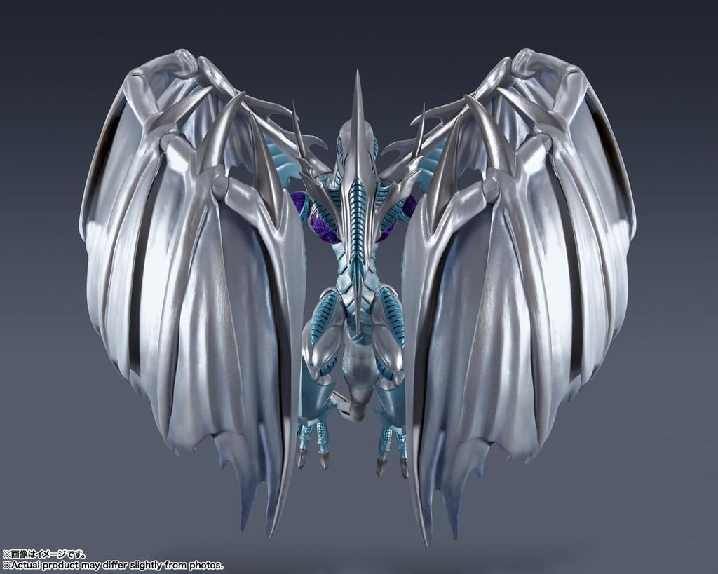 TAMASHII NATIONS MonsterArts Stardust Approximately PVC ABS Painted Action Figure S.H. Yu-Gi-Oh! 5D's Dragon, 530mm, &