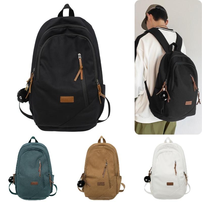 Wholesale Girls' Backpack With Large Capacity Oxford Cloth Material Fresh And Sweet Style Suitable For Travel White/black/green/camel