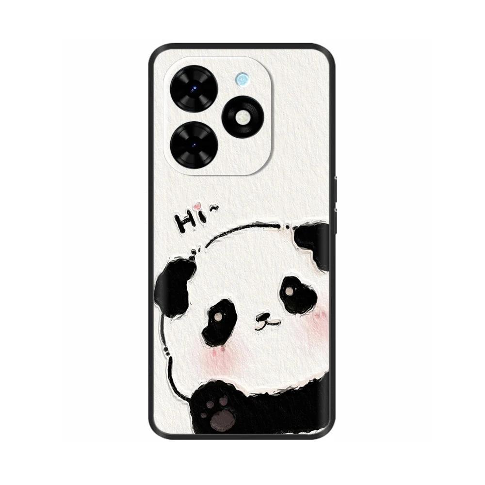 Shockproof Cover For Tecno Spark Go 2024 Case Soft Silicone Animals Painted Back Cover For Techno Spark Go 2024 Case Phone Cover