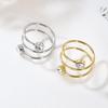 European and American Multi-Layer Stainless Steel Ring: Simple, Generous, Creative Design