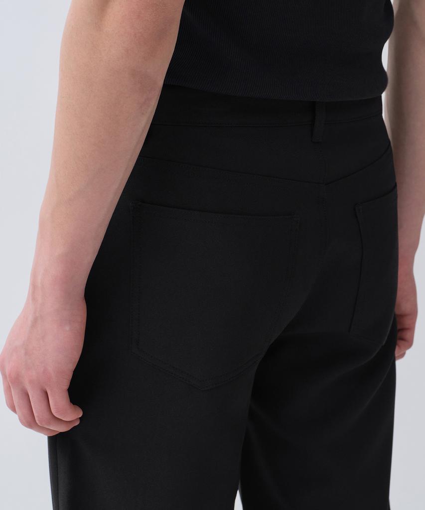 MUSINSA STANDARD Straight Formal Jeans [Black]