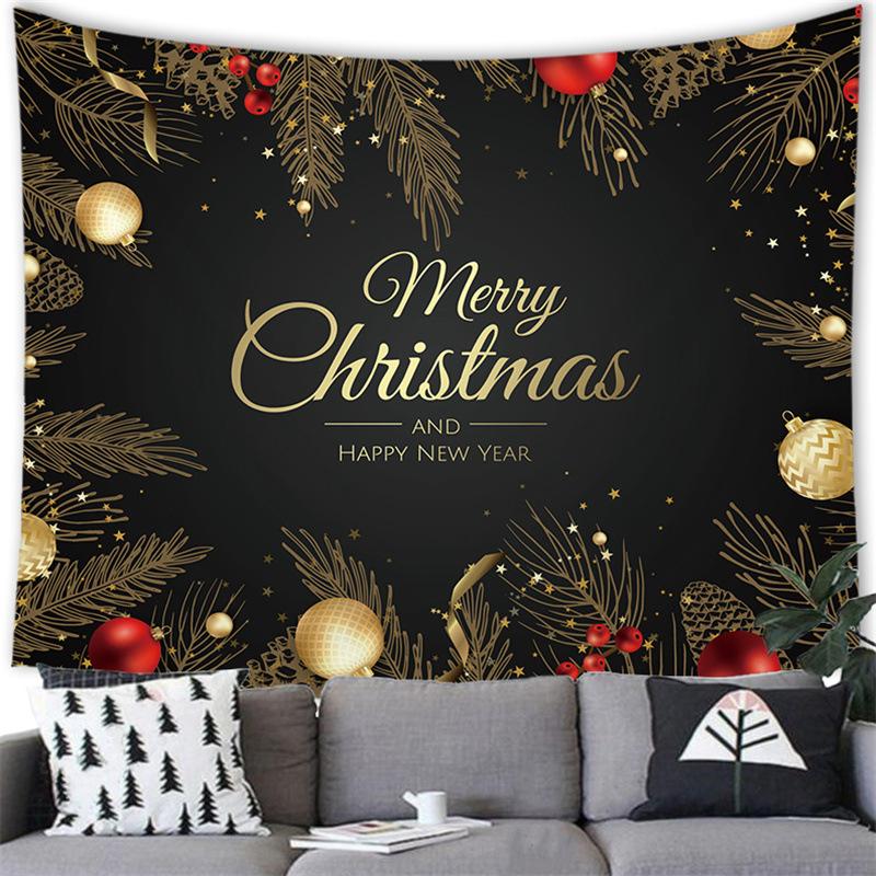 Merry Christmas Celebration Party Tapestry Wall Hanging