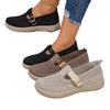 Spring Summer Flyknit Breathable Women's Slip-on Loafers