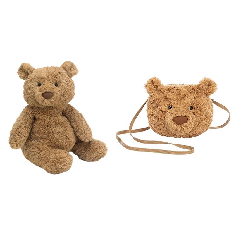 JELLYCAT Barcelo Bear Set Companion Doll Plush Figure 16cm Height