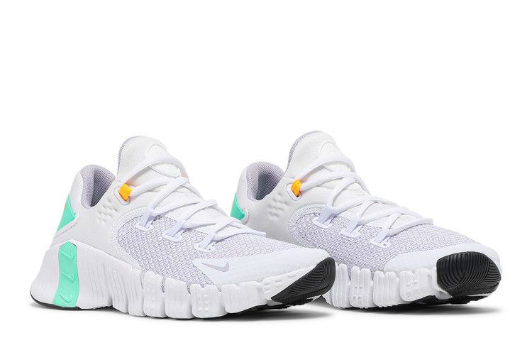 Women's Sneakers Nike Free Metcon 4 White Green Glow (Women's) White/Dark Smoke Grey/Green Glow/Infinite Lilac