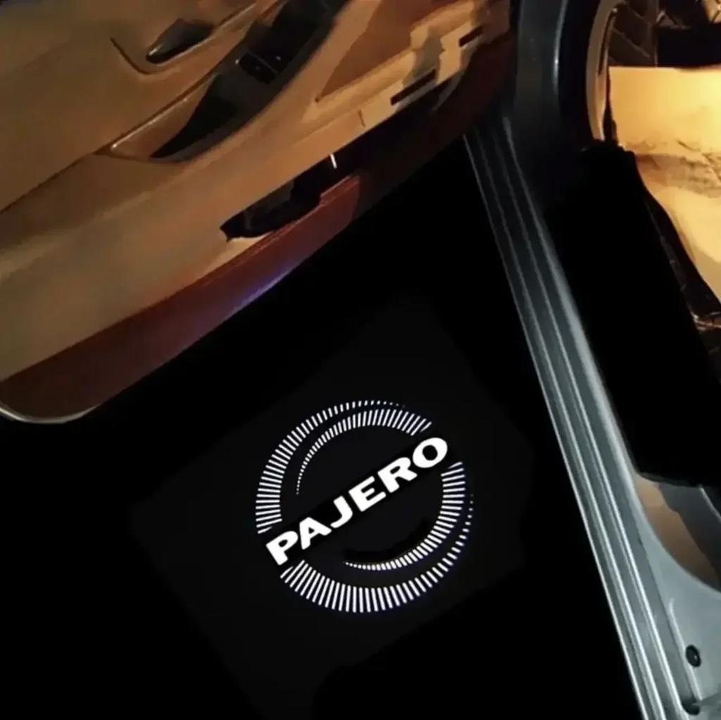 LED-Autotürlicht Für Mitsubishi Pajero V93 V97 V80V87 2007-2020 2016 2018 3 4 2 Willkommen Projektorlampe Dekoration Zubehör