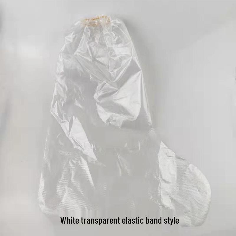 

Водонепроницаемые Нескользящие Одноразовые Бахилы для Дождливых Дней, Утолщенные Длинные Голенища, Чехлы для Фермерских Сапог для Использования на Открытом Воздухе.