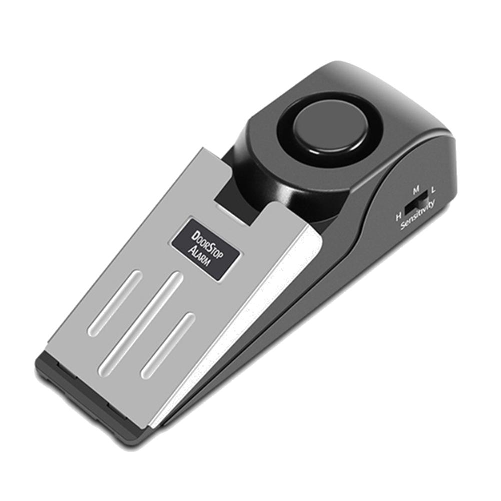 

3-1 шт. Мини беспроводная сигнализация Стопор для двери Сигнализация 120 дБ Отлично для дома Клиновидный стопор Оповещение Система безопасности Блокирующая система