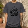 2026 New Pure Cotton Tshirt With Beast Claw Scratch Print Crew Neck Short Sleeve Casual Top