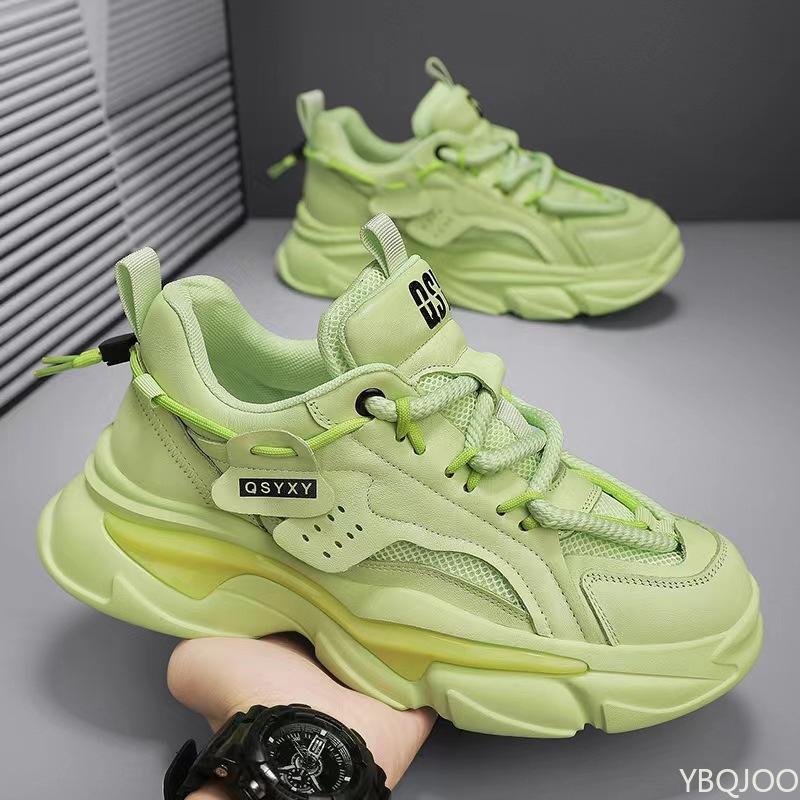 Fashionable Versatile Men's Shoes Breathable Thick Soled Casual Comfortable Outdoor Running Shoes New Men Soft Soles Sneakers