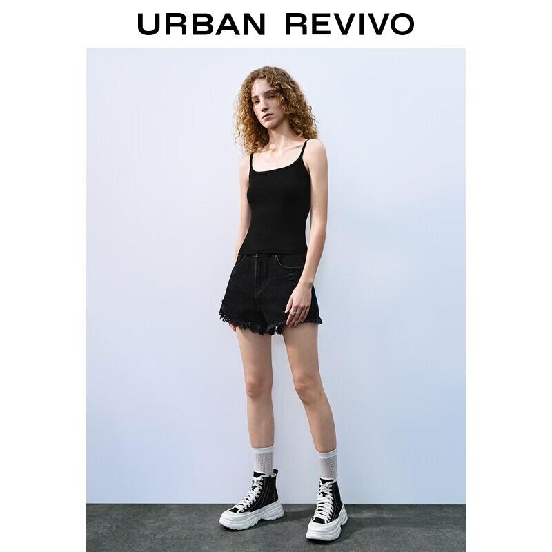 UR 2026 Women s Retro Distressed Ripped Denim Shorts 30