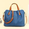 Borsa a tracolla in pelle bovina pieno fiore, Minimalista e versatile, Borsa tote in vera pelle da donna, Ampia borsa a spalla singola da pendolare