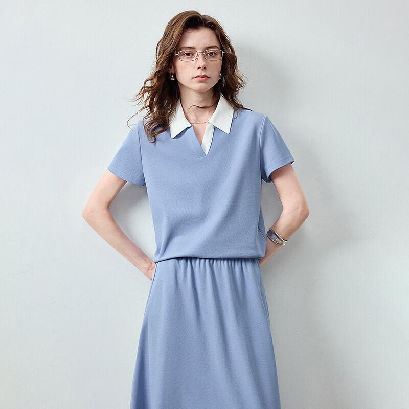 Chuyu Women's Lyocell Cool Two-Piece T-Shirt & Wide-Leg Pants Set