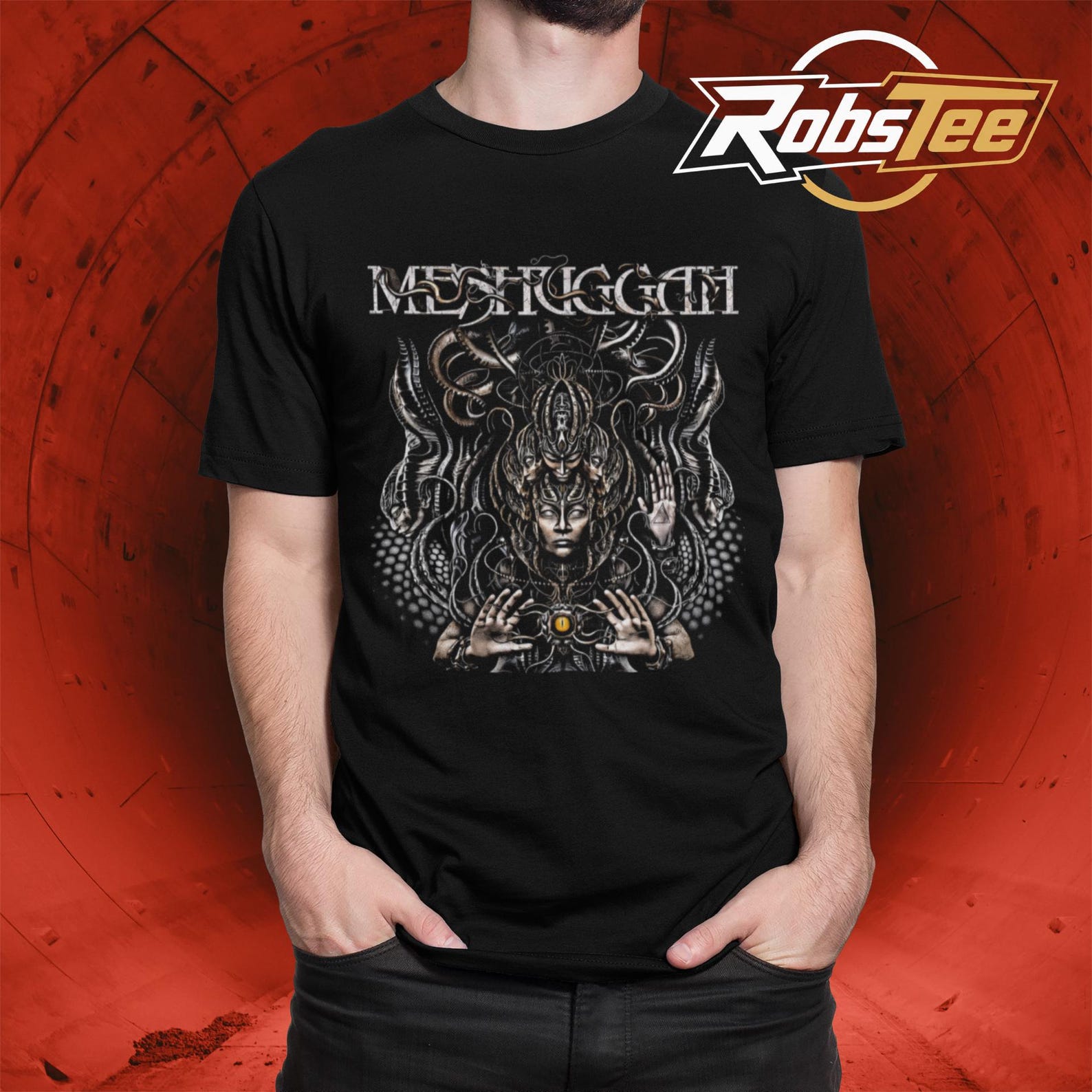 Meshuggah T-Shirt - Exclusive Design - Unisex Metal Shirt - Meshuggah Merch - Gift Apparel - Gift Clothing M