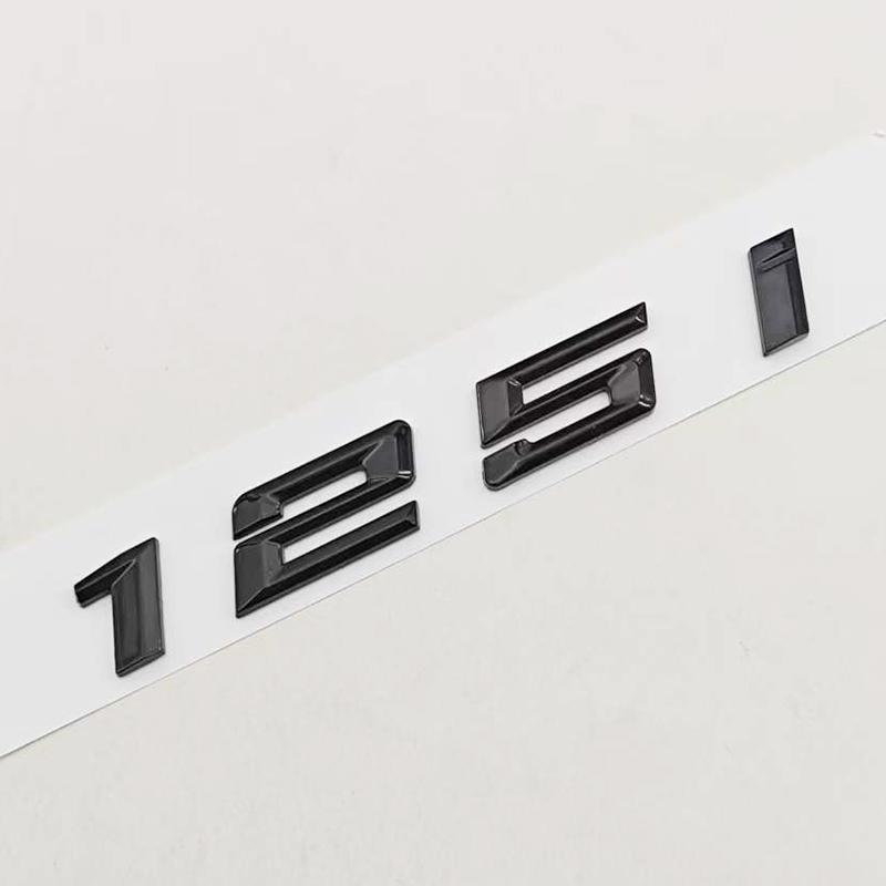 3D ABS Logo Stylingu Auta 118i 120i 125i Odznak Zadní Kufr Znak Samolepky Pro BMW 118i 120i 125i Auto Ocasní Doplňky