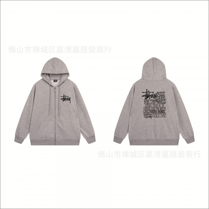Mens Oversized Zip-Up Hooded Sweatshirt Casual Streetwear Cotton Pullover Fall