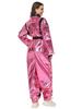 Pink Shiny Astronaut Halloween Costume - Trendy Style Jumpsuit