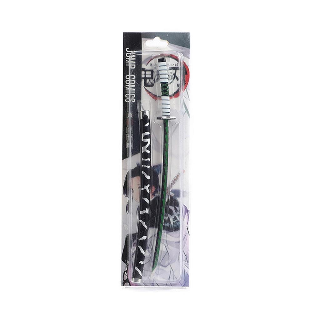 Demon Slayer Anime Ghost Killer Tanjirou Katana Swords Cosplay Metal Prop Weapon Cosplay Props Collection Toy Home Decor Gifts