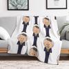 Smiling Friends The Boss - Adult Swim Throw Blanket Blankets For Baby Bed Covers Cute for Sofa Blankets