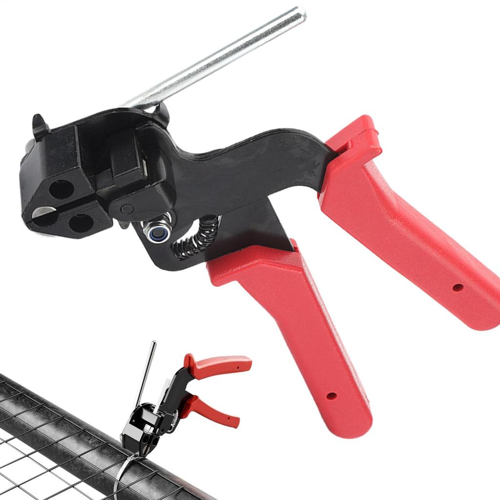 Cable Ties Plier Stainless Steel Locking Tie Hand Wrap Tool Multi-Purpose Cutting Tension Automatic Zip Tie  Hand  Wrap Tool