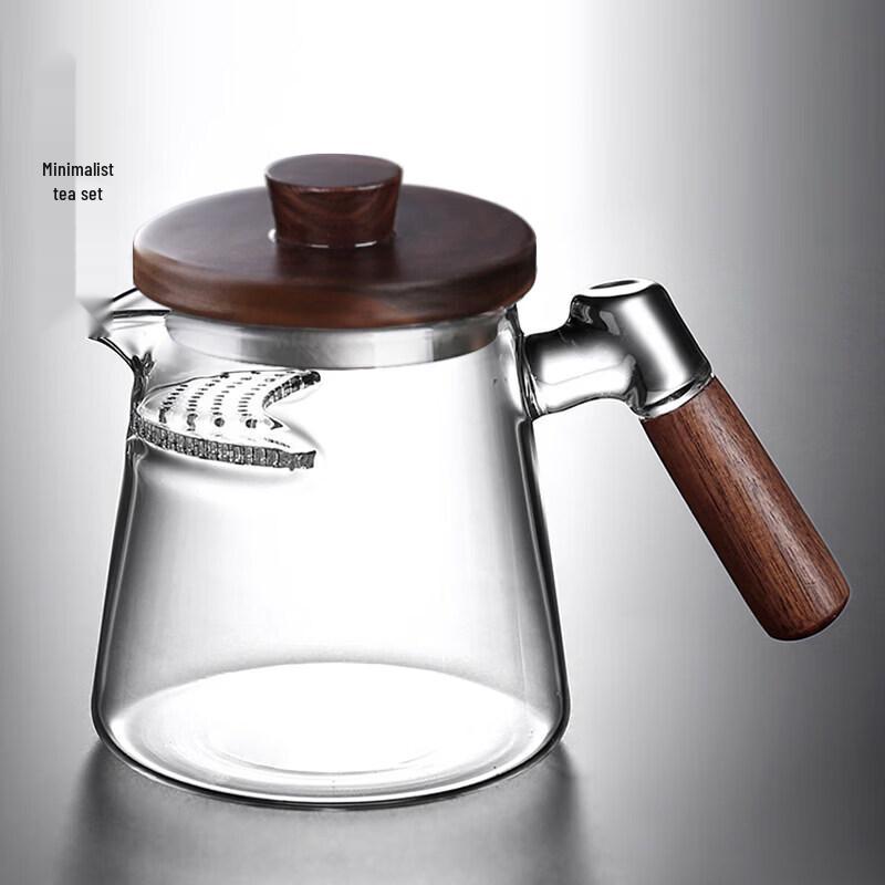 Youluo Premium Thickened Glass Teapot with Crescent Tea Infuser