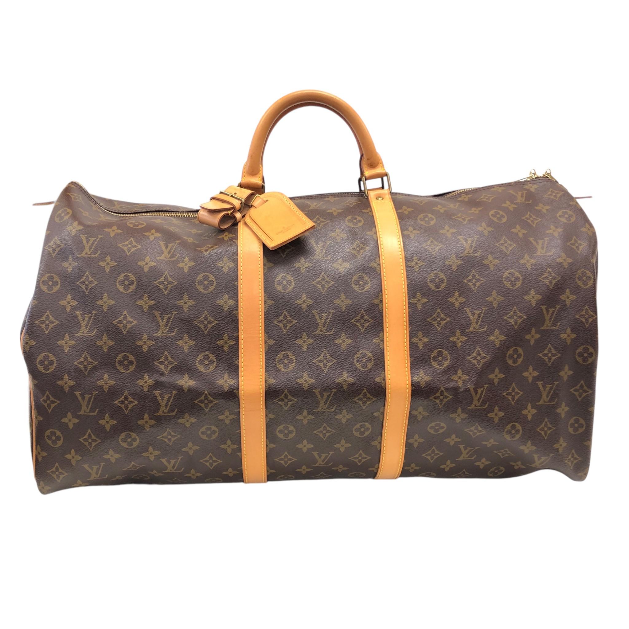

Вживана Louis Vuitton Monogram Keepall 60 M41422 Бостонська сумка Канва Коричневий Автентичний 13130