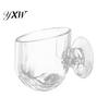 Creative Aquarium Fish Tank Glass Plant Cup Red Worm Feeding Container Holder