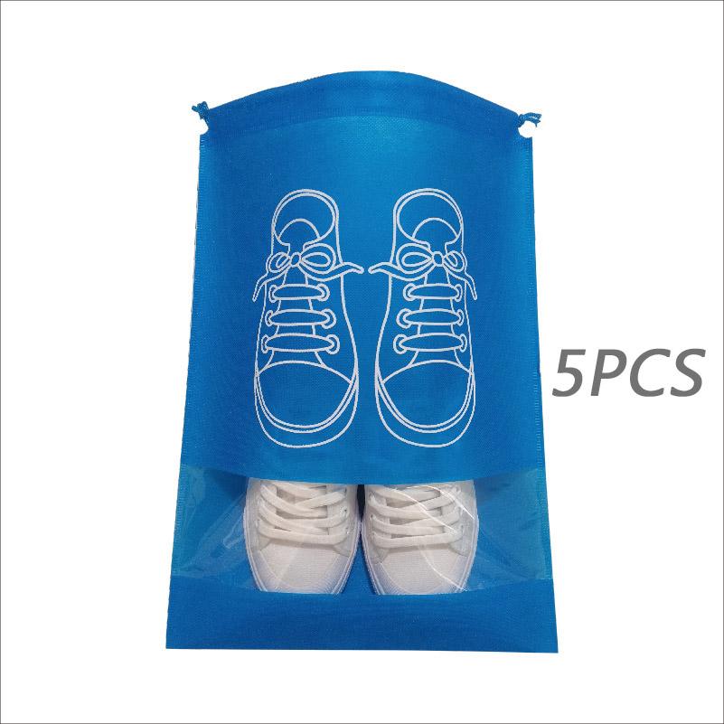 

8 шт. Сумки для хранения обуви на шнурках, нетканая дорожная сумка, водонепроницаемая большая сумка-органайзер для обуви, классифицированные сумки для подвешивания одежды M-27x36cm