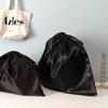 Silk Cloth Dust Bags Fashion Dustproof Travel Drawstring Pouch Thick Dust Cover Storage Bags Handbags