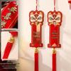Chinese New Year Lion Dance Blessing Hanging Decor