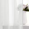 Modern Minimalist Terelyne Double Strand Sheer Curtain for Living Room, Bedroom, and Study