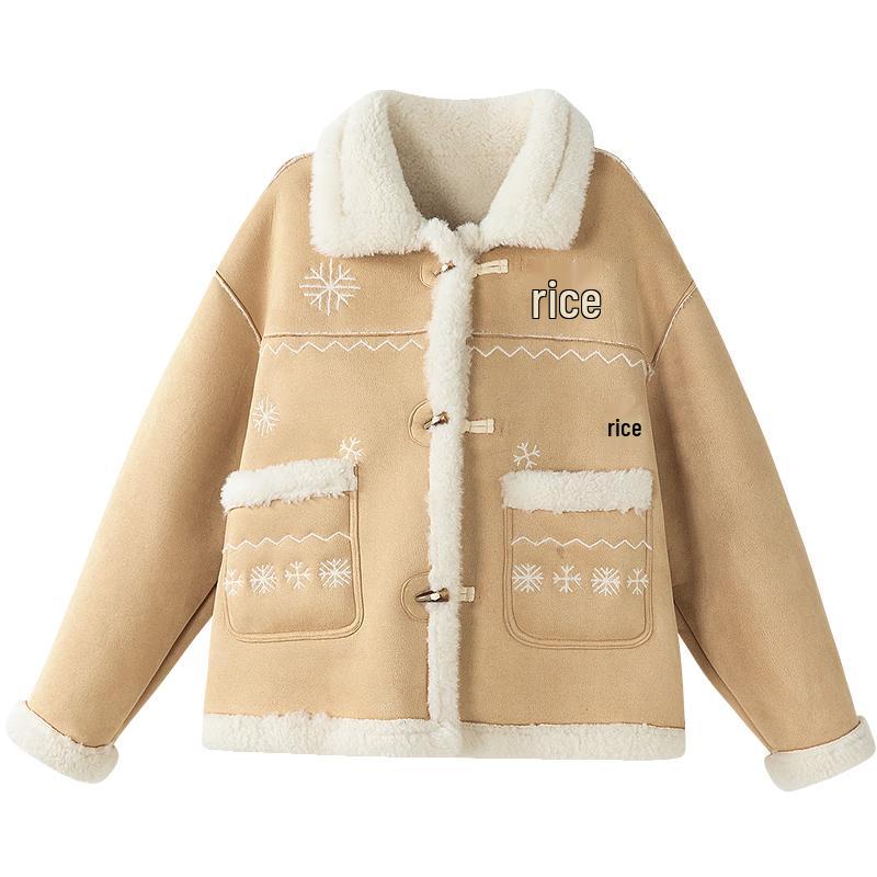DEESHA Girls Faux Suede Fleece Jacket 165