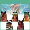 Mochila Escolar Tema Oceano Moana Com Tecido Oxford Impermeável Para Alunos do Ensino Fundamental